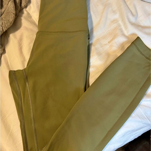 Lululemon Align 25” Leggings Bronze Green Size: 2 - Picture 3 of 4